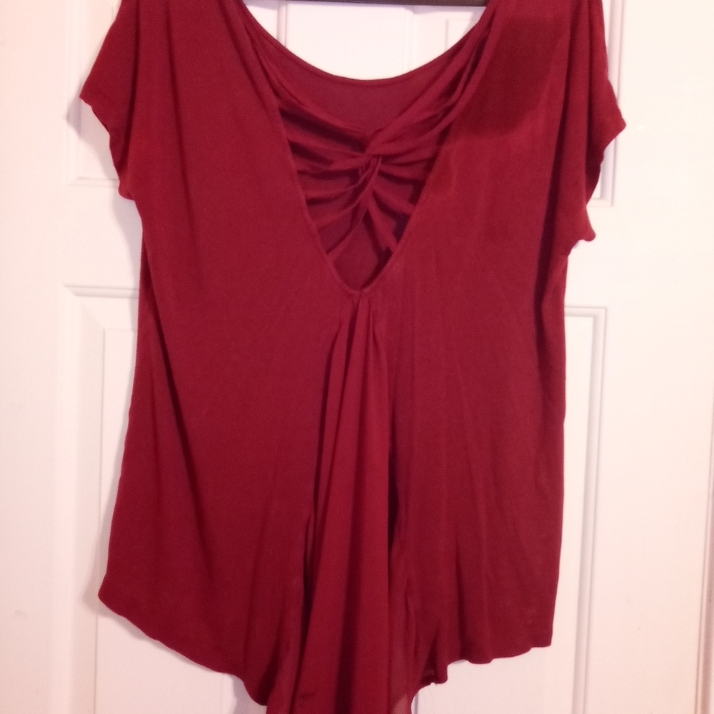 Torrid Whimsigoth Boho Goth Romantic Gothic Psy Trance Sheer Blouse Size OX - Picture 4 of 5